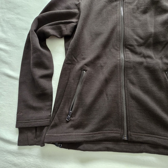 NWOT WOOLX Cubby Merino Hooded Sweatshirt Brown M - Picture 2 of 14